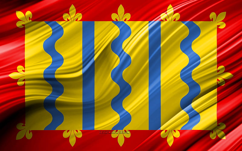 Isle of Ely flag, english counties, 3D waves, Flag of Isle of Ely, Counties of England, Isle of Ely County, administrative districts, Isle of Ely 3D flag, Europe, England, Isle of Ely, HD wallpaper
