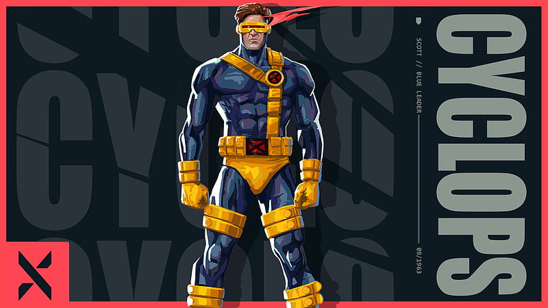 Cyclops X-Men x Valorant Digital Art, HD wallpaper