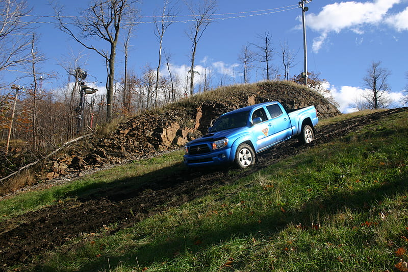 Toyota Tacoma Downhill Mud Pick Up Toyota Tacoma Hd Wallpaper Peakpx