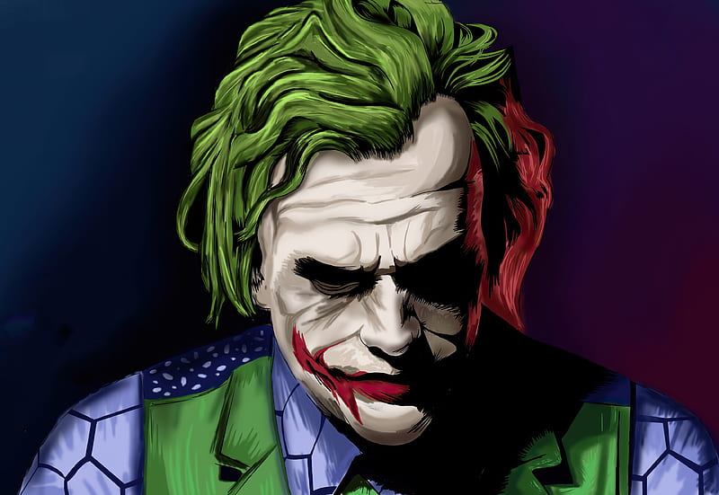 Joker Colorful Artwork , joker, superheroes, artwork, artist, artstation, HD wallpaper