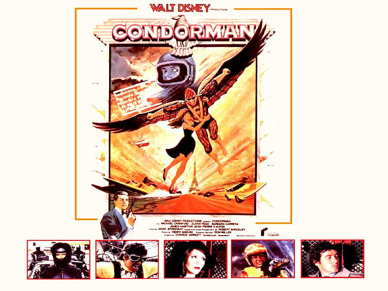 Condorman, movie, action, fiction, romance, spy, adventure, humor, classic, vintage, HD wallpaper
