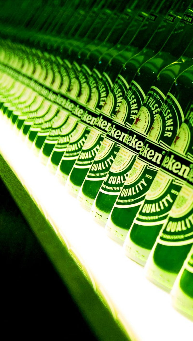 Heineken, beer, drink, HD phone wallpaper