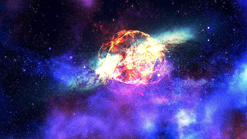 Nebula Galaxy Outer Space, nebula, galaxy, digital-universe, space, constellations, HD wallpaper