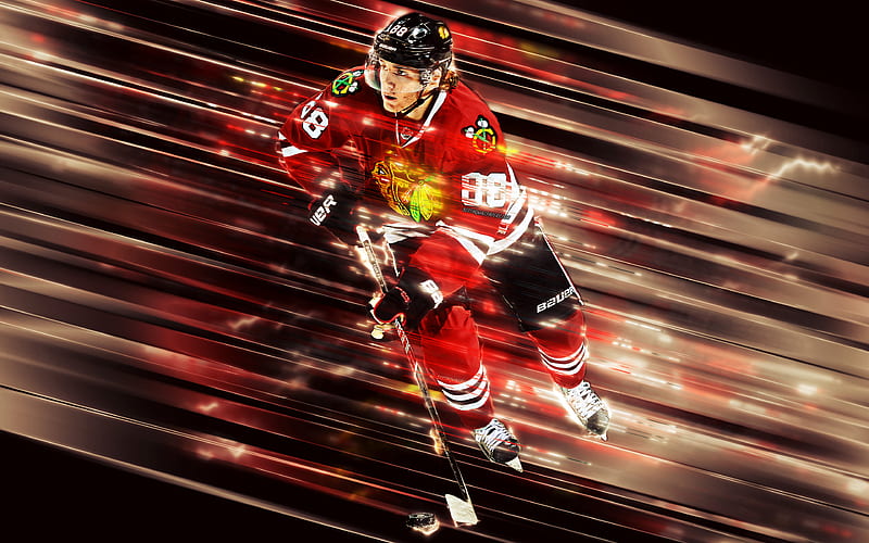 Patrick Kane creative art, Chicago Blackhawks, American hockey player,  striker, HD wallpaper | Peakpx