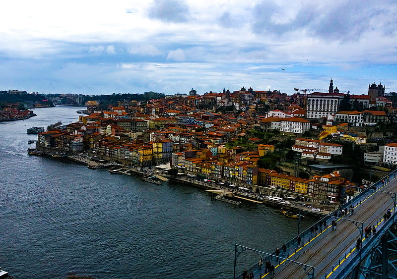 Porto, oporto, city, river, rio, landscape, paisagem, casa, beach, house, architecture, HD wallpaper
