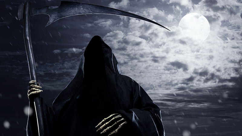 Grim Reaper, skeleton, 3d, digital art, funerium, sickle, HD wallpaper |  Peakpx