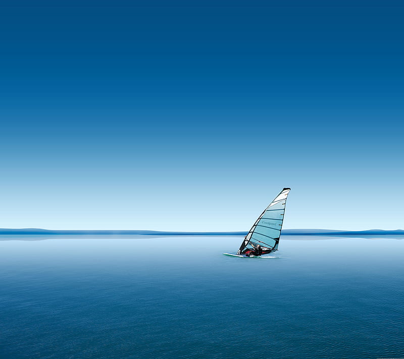 Boat, sea, wall, HD wallpaper