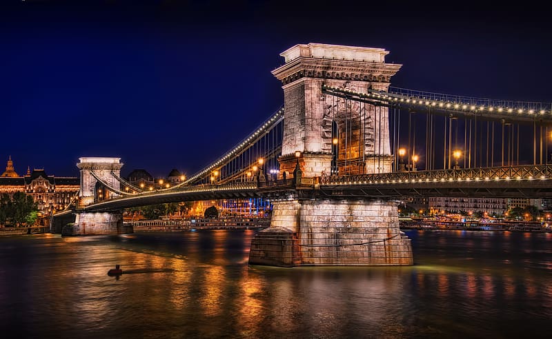 Bridges, Hungary, Budapest, , Chain Bridge, HD Wallpaper | Peakpx