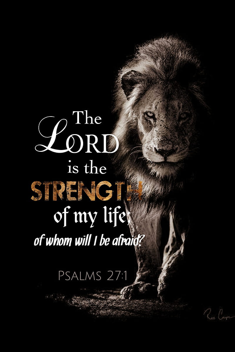 Strength of my life, bible, bible scripture, HD phone wallpaper