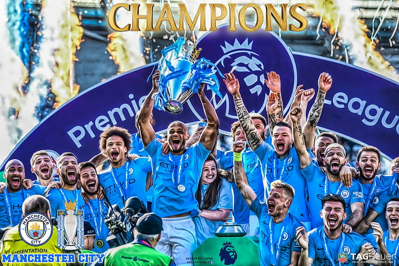 Manchester City ., football, manchester city, premier league, man city,  champions, HD wallpaper | Peakpx