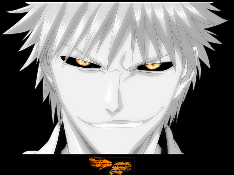 Ichi Hollow!!!, Bleach, Hollow, White, Eyes, Hd Wallpaper 