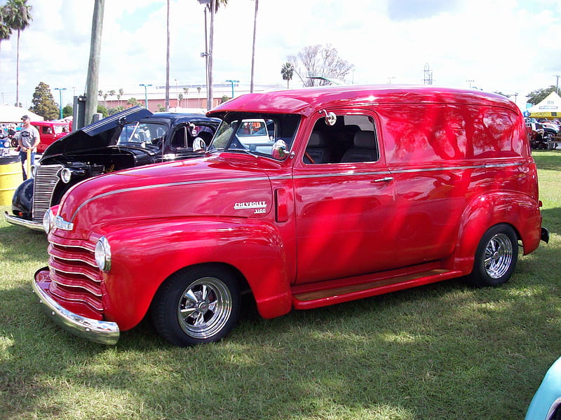 Chevrolet Panel Classic Red Gm Bowtie Hd Wallpaper Peakpx