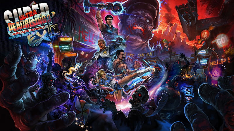 Super Ultra Dead Rising 3 Arcade Remix Hyper Edition EX Plus Alpha, DLC, Capcom, Xbox one, game, Dead Rising 3, HD wallpaper