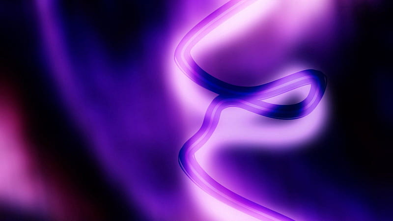 Purple White Wavy Spots Light Glare Abstract, HD wallpaper