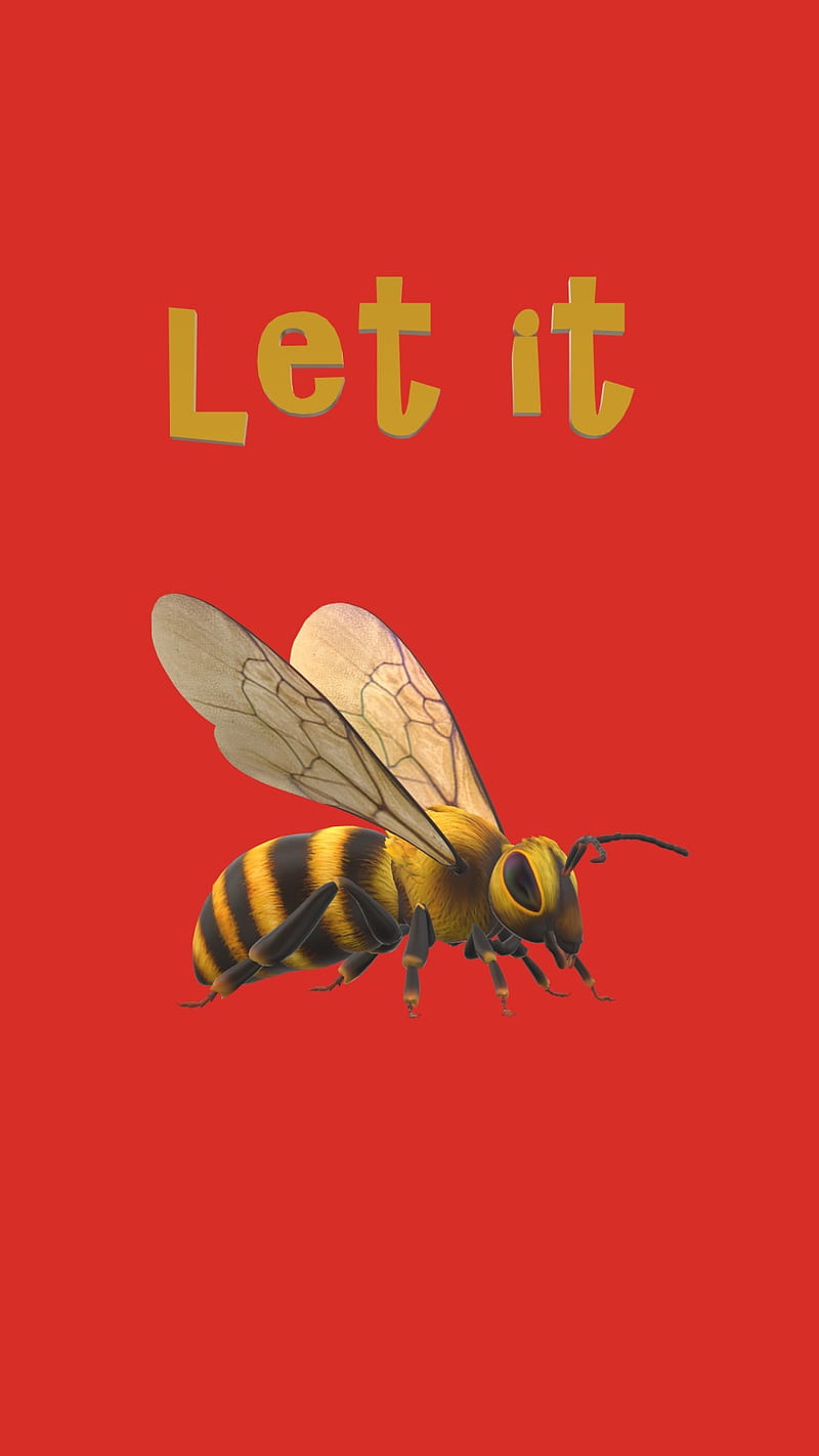Let It Bee, Beatles, Chris, Let It Be, classic, classic rock, honeybee, insect, music, rock n roll, song, HD phone wallpaper