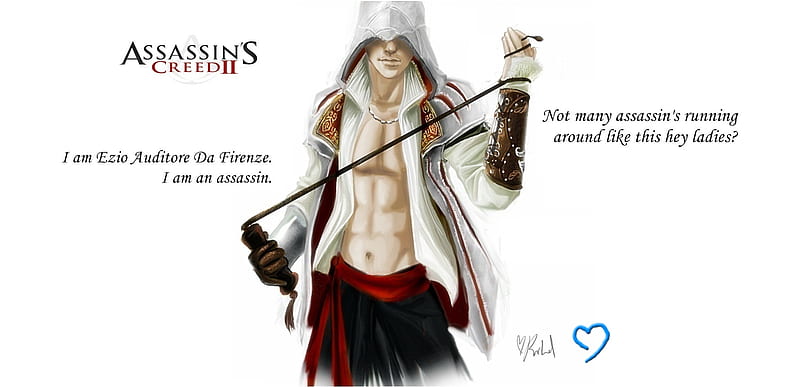 Ezio Auditore Da Firenze, The sexy assassin!, skilled, warrior, medieval, assassins creed, fighter, killer, ezio, assassin, HD wallpaper