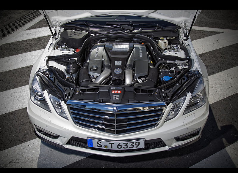 Mercedes-Benz E63 AMG, front view, exterior, black E63, W213, E63 tuning,  German cars, Mercedes-Benz HD wallpaper