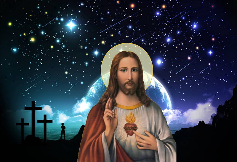 Sacred heart of JESUS, christ, jesus, savior, heart, god, HD wallpaper |  Peakpx