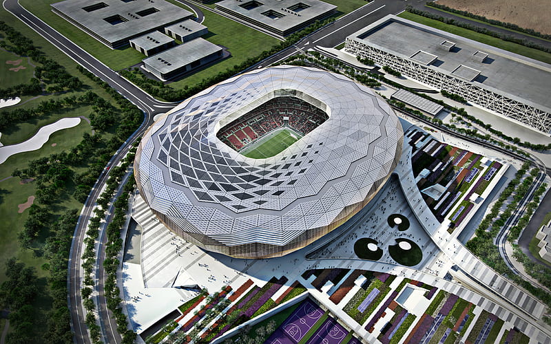 Education City Stadium, Qatari football stadium, Doha, Qatar, project, 2022 FIFA World Cup, stadiums, football, HD wallpaper