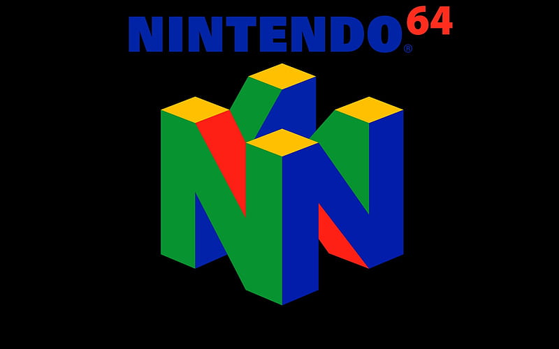 Nintendo 64 Console, super, nintendo, mario, , black, 64, old, school, retro, bros, logo, awesome, HD wallpaper