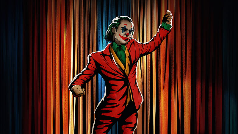 Joker Dancing, joker-movie, joker, superheroes, supervillain, HD wallpaper