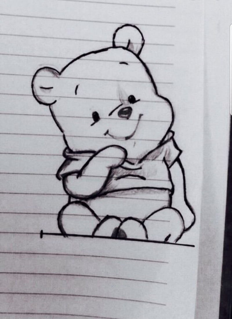 Winnie The Pooh Drawing - How To Draw Winnie The Pooh Step By Step