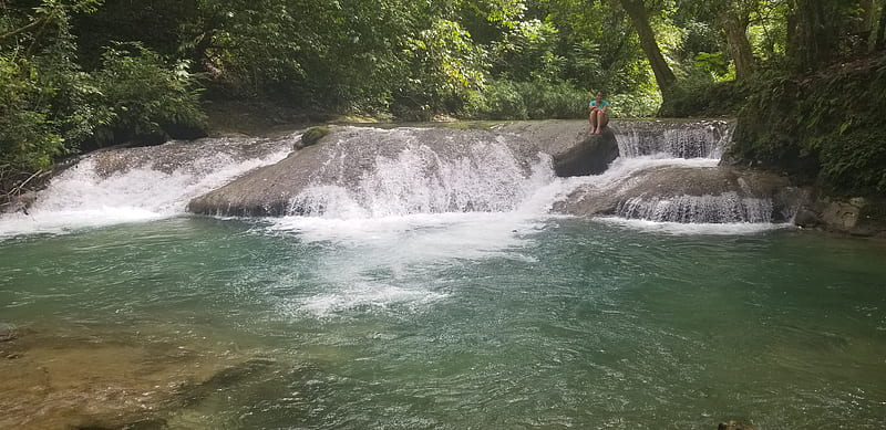 Sonador River, dominican republic, nature, puerto plata, waterfalls, yasica, HD wallpaper