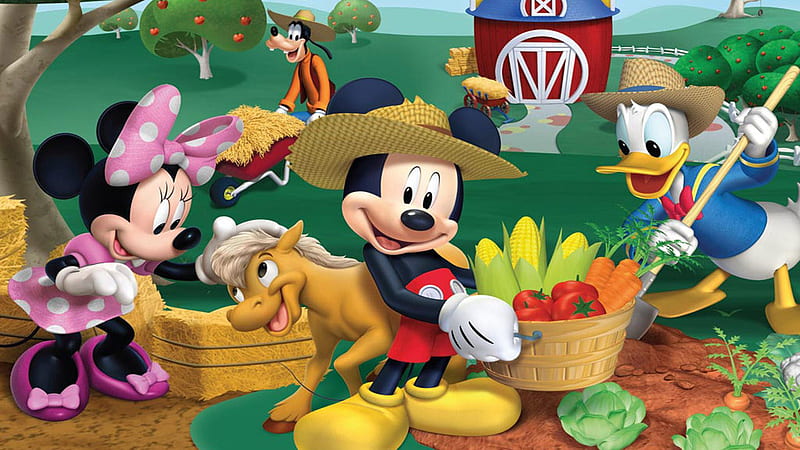 Mickey Mouse Farmer Disney Jigsaw Kids Ravensburger Cartoon, HD wallpaper |  Peakpx