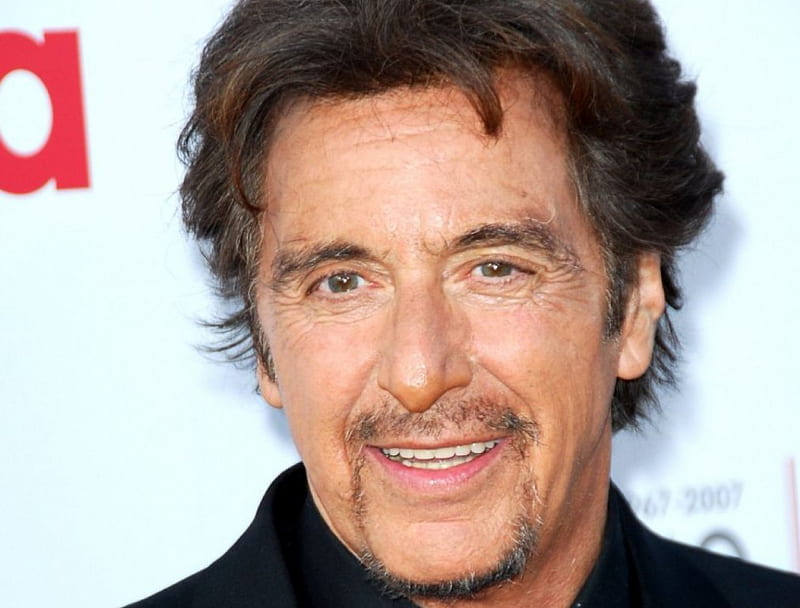 Al Pacino, hair, male, atractive man, eyes, old, great smile, actor, HD wallpaper