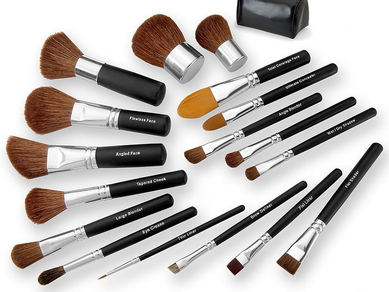 Make-up brushes, face, make-up, paintbrush, brush, HD wallpaper | Peakpx