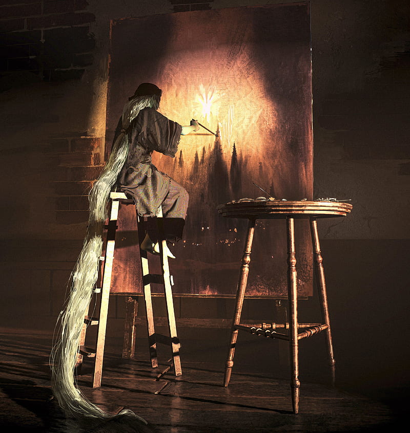 Espen Olsen Sætervik, artwork, Dark Souls III, From Software, HD phone wallpaper