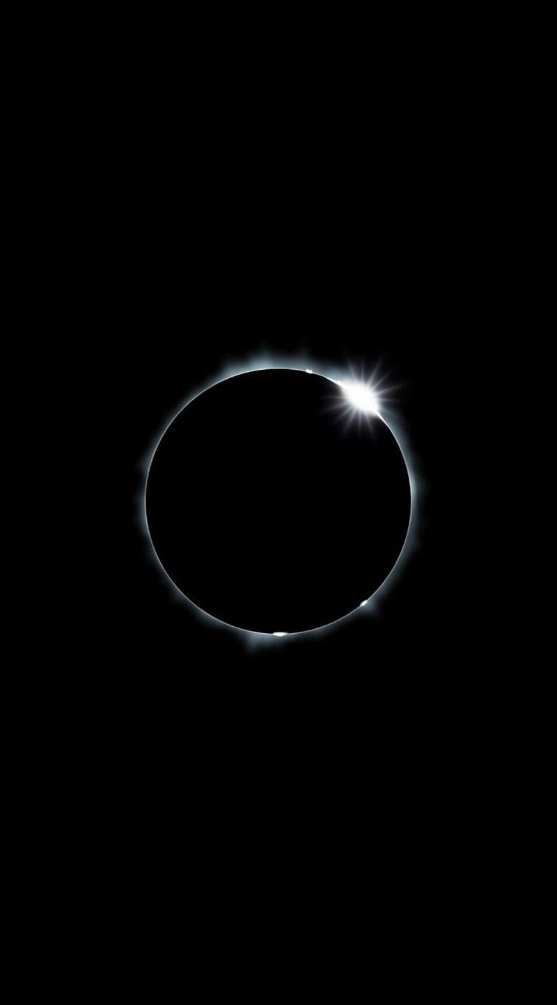 SUN, black, eclipse, full, lunar eclipse, HD phone wallpaper
