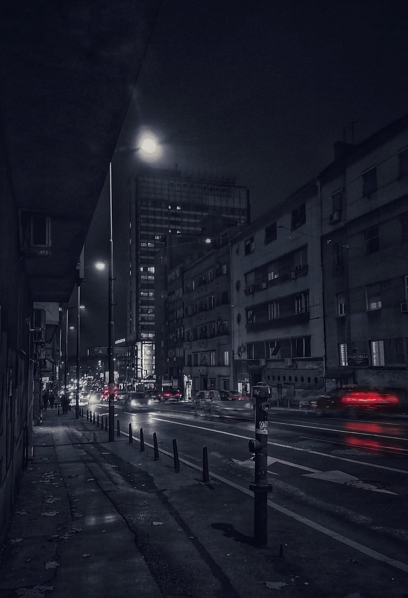 Beograd, city, night, HD phone wallpaper