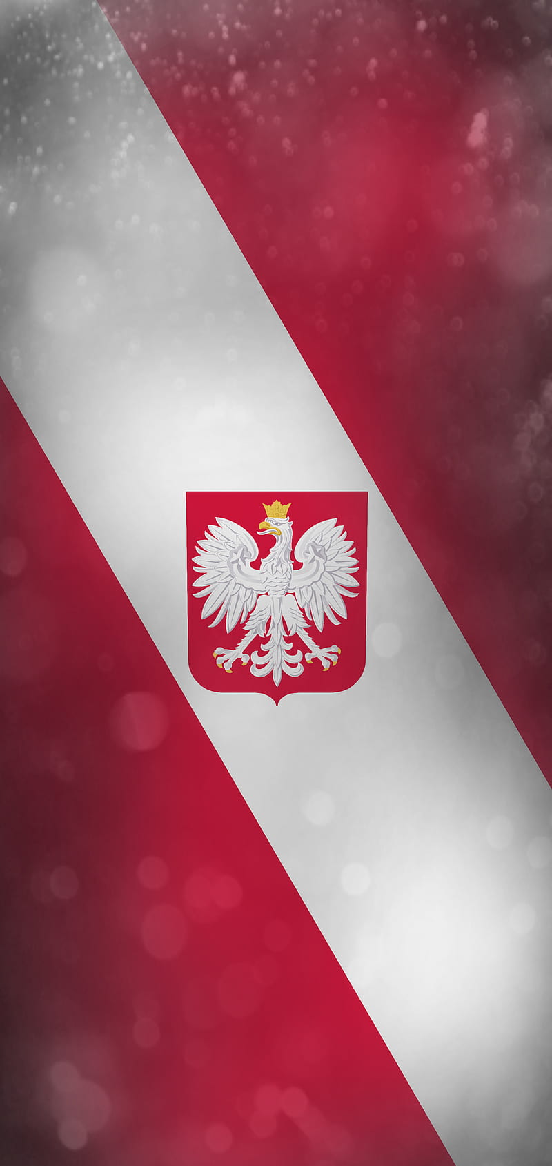 Poland, flag, flags, pole, HD phone wallpaper