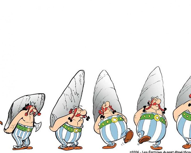 Asterix Family, albert uderzo, obelix, rene goscinny, evolution, family of  asterix, HD wallpaper | Peakpx