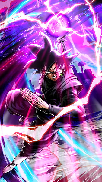 Goku Black Wallpaper 4K, Super Saiyan Rose, Lightsaber