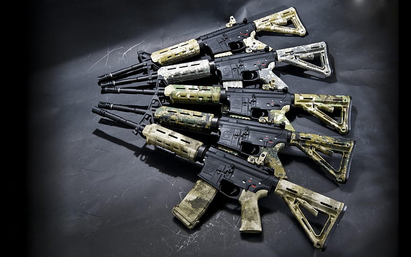 Rifles M4, M4A1, American rifle, American weapons, HD wallpaper | Peakpx