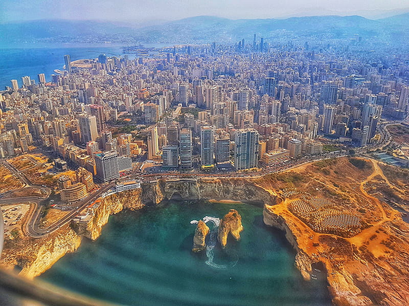 Beirut as seen from above HD phone wallpaper  Pxfuel