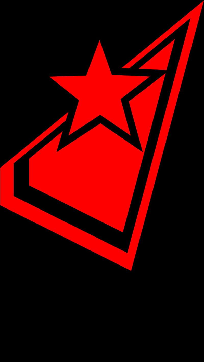 red star, abstract, android, apple, black, iphone, lumia, windows, HD phone wallpaper