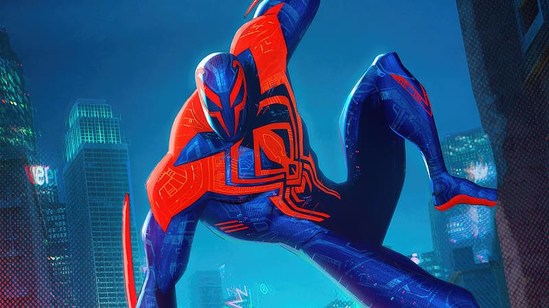 Spiderman 2099 In Spiderman Across The Spider Verse 2023 , spider-man-across-the-spider-verse, spiderman, 2023-movies, movies, HD wallpaper