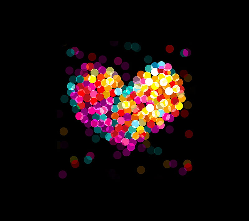 Colorful Heart designer heart love HD wallpaper  Peakpx