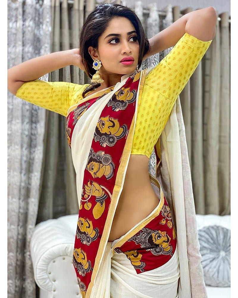Shivani Narayanan, actress, tamil, HD phone wallpaper