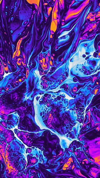 Test Me, Color, Colorful, Geoglyser, abstract, acrylic, bonito, blue, fluid, holographic, iridescent, pink, psicodelia, purple, rainbow, texture, trippy, vaporwave, waves, yellow, HD phone wallpaper