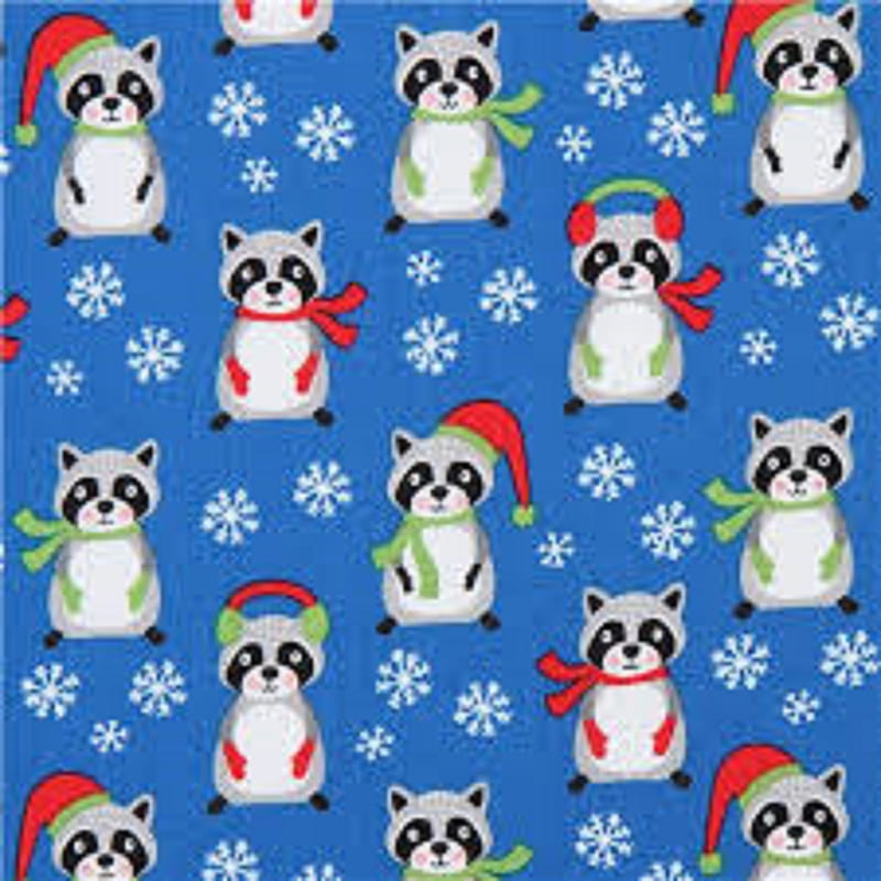 winter pandas, trash panda, racoons, christmas, winter, yule, holiday, HD phone wallpaper
