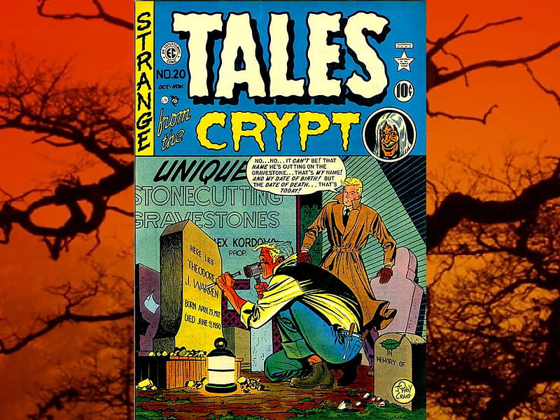 Tales From The Crypt Comic01, classic comics, horror, halloween, Tales From The Crypt Comic, HD wallpaper