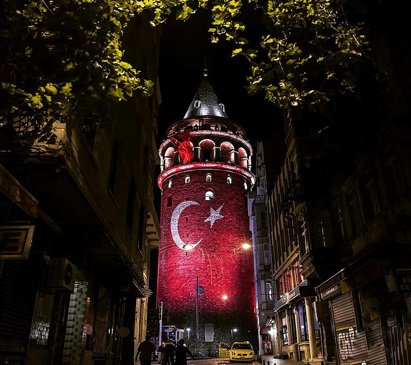 Turk dom Day, galata, indepence, ottoman, turkey, turk bayragi, HD wallpaper