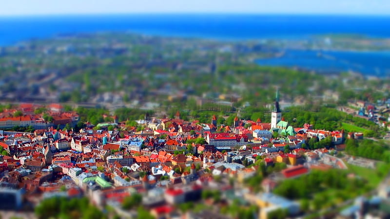 Estonia Tallinn Old Town, HD wallpaper
