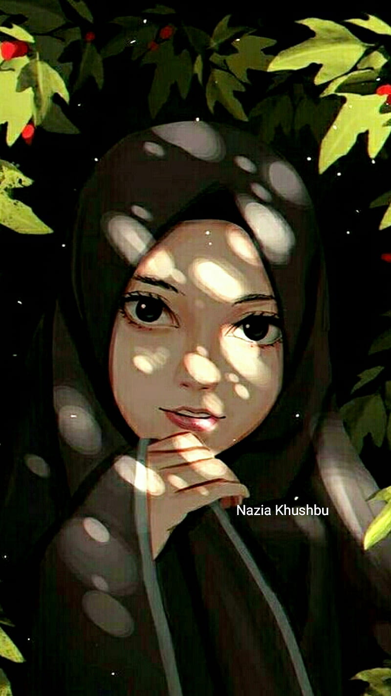 HiJabi girl, burka, cute, light, muslimah, nice, shadow, HD phone wallpaper  | Peakpx