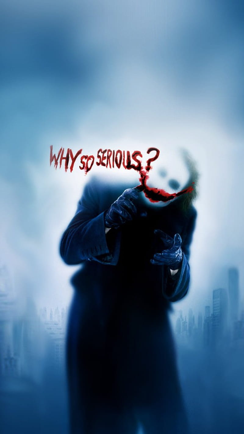 Joker - Why so serious , heith ledger, HD phone wallpaper