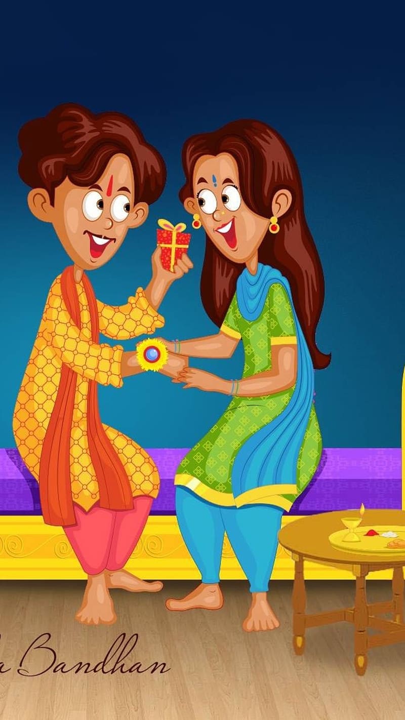Graphic Raksha Bandhan Brother And Sister Pic, raksha bandhan, brother and  sister pic, HD phone wallpaper | Peakpx
